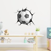 Muursticker voetbal in de muur| Voetbal | Voetbal decoratie| Kinderkamer inspiratie | Meisje | Jongen | Kinderkamer decoratie | Muurdecoratie | Stickerkamer®