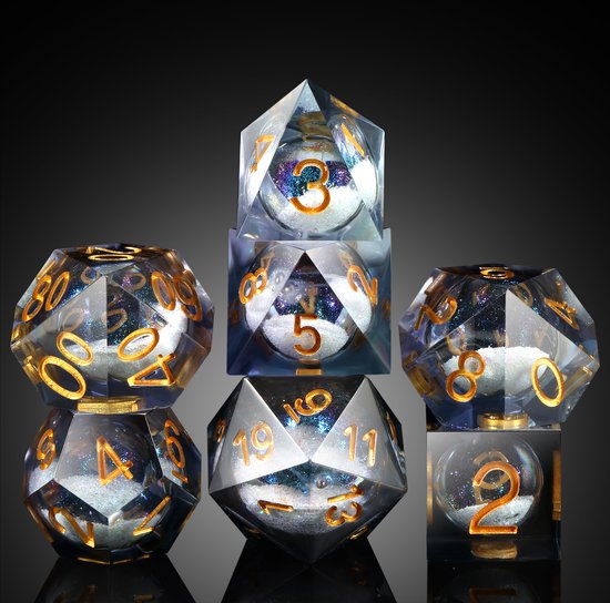 DND Polyhedral dobbelstenen set voor kerkers en draken D&D RPG COC