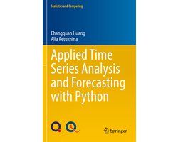 Omslag van Statistics and Computing- Applied Time Series Analysis and Forecasting with Python