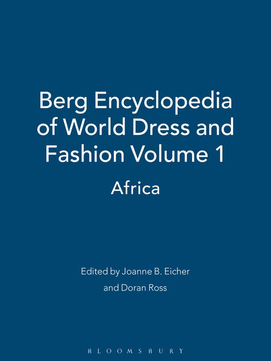 Berg Encyclopedia Of World Dress And Fashion - cover
