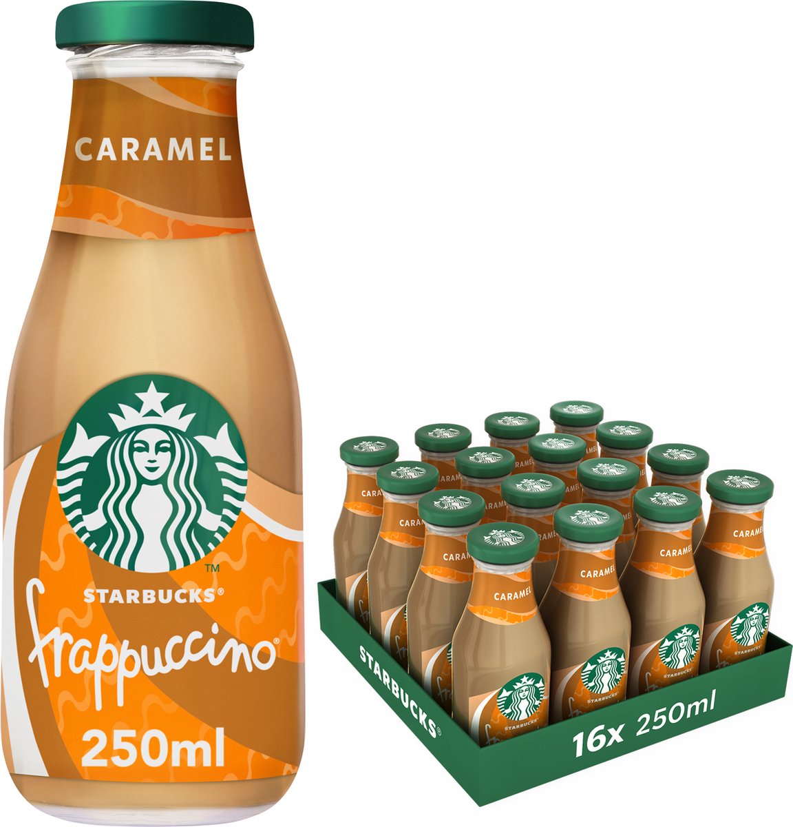 Starbucks Caramel frappuccino ijskoffie - 16 x 250ml