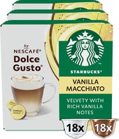 Starbucks by Dolce Gusto Madagascar Vanilla Macchiato - 36 koffiecups voor 18 koppen koffie