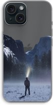 Case Company® - Hoesje geschikt voor iPhone 15 hoesje - Wanderlust - Soft Cover Telefoonhoesje - Bescherming aan alle Kanten en Schermrand