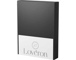 Lovéron - Katoen - Hoeslaken - Tweepersoons - 140x200 cm - Antraciet