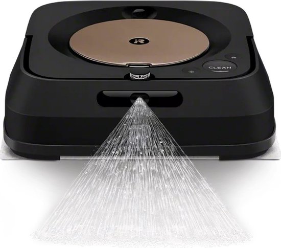 iRobot Braava Jet M6 - Dweil Robot - Zwart - M6132 - Dweilrobot - Met App - Spraakassistent - Goole & Alexa - Smartmapping