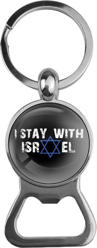 Bieropener Glas - I Stay With Israel