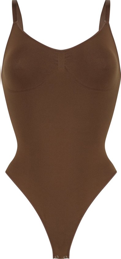Teep® Corrigerend ondergoed - Stringbody - Bruin | Maat S - Shapewear