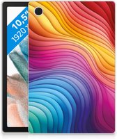 Back Cover geschikt voor Samsung Galaxy Tab A8 2021/2022 Regenboog