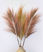 Rayung Gras Pluimen Koraal - Decoratieve Pluimen - 1.6m - Handgemaakt