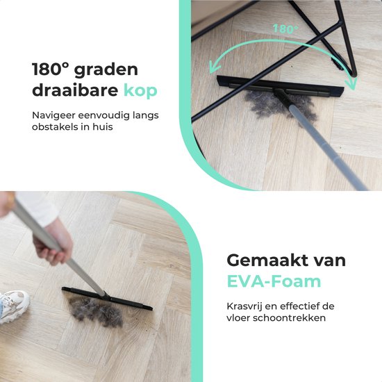 Professionele raamwisser van roestvrij staal, met rubberen lip Professionele raamwisser van roestvrij staal, met rubberen lip