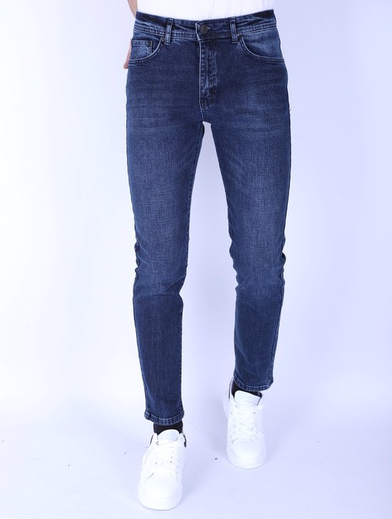 Heren Jeans Broeken Volwassenen - Regular Fit- DP49- Blauw