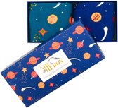 Mr Heron - Bamboe sokken heren cadeaudoos - space - ruimtevaart - astronaut - cadeau - giftbox - geschenkset