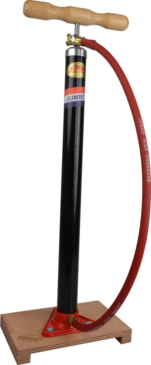 Jumbo Fietspomp - Plank en Slang - Zwart