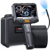 Endoscoopcamera - Dual Camera – Inspectiecamera - Waterdichte Buiscamera - met 7 LED-licht, 32G TF-kaart en Koffer – 10M - Zwart