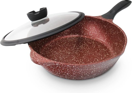Scheffler Pan inductiekookpan met deksel, antiaanbaklaag, 32 cm/11 l, voor alle warmtebronnen, aluminium kookpan Scheffler Pan inductiekookpan met deksel, antiaanbaklaag, 32 cm/11 l, voor alle warmtebronnen, aluminium kookpan