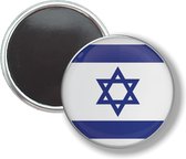 Button Met Magneet - Vlag Israel - NIET VOOR KLEDING