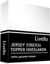 Livello Hoeslaken Jersey topper White 160x200/210