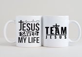 2 Christelijke Mokken - Jesus saved my life + Team Jesus