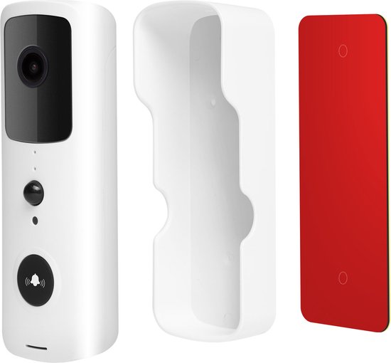 Delight Video Deurbel met Camera En Wifi - Intercom - Full HD 1080p - 150 dagen batterijduur! - Bewegingsdetectie En Nachtzicht - Deurbellen met Camera - 55386WH van Delight — afbeelding 4