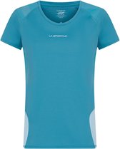La Sportiva Compass Korte Mouwen T-shirt Blauw M Vrouw