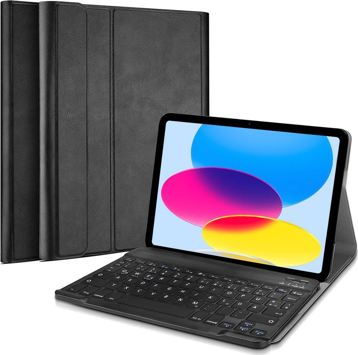 iPad 2022 (10th Gen) - Premium Bluetooth Keyboard Cover Qwertz