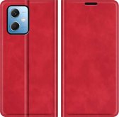 Poco X5 Magnetic Wallet Case - Red