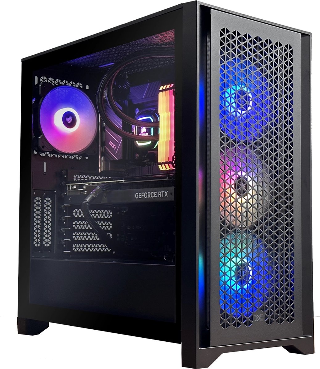 Xtreme Game PC Intel i7 14700, GeForce RTX 4080 Super, 32GB, 2TB NVME SSD, WiFi + Bluetooth, Waterkoeling