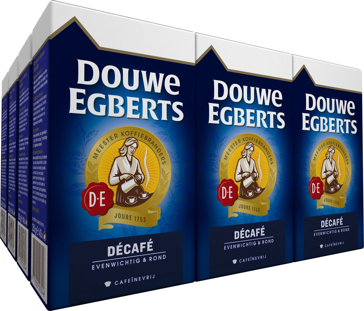 Goedkoopste Douwe Egberts Décafé Filterkoffie - 12 x 250 gram