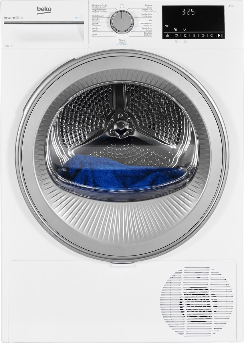 Beko B3T6823WS - RecycledDry™- Warmtepompdroger