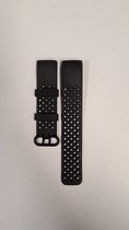 Go Go Gadget - Bracelet de sport en Siliconen adapté à FitBit Charge 3&4 - Zwart - Taille L