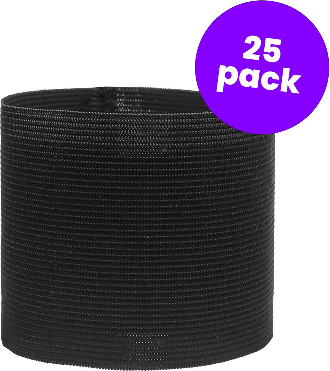 Rouwbanden 25 stuks - Rouwband voetbal - Senioren - Elastische rouwband - Ciclón Sports