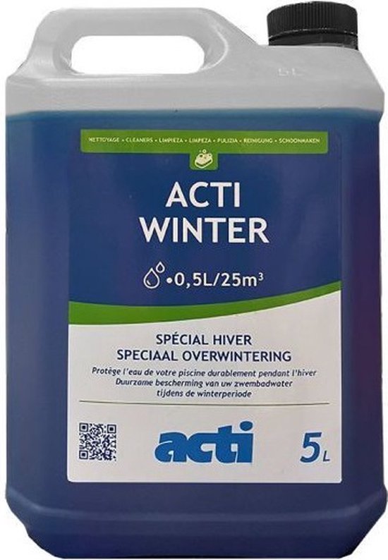 Foto: Acti winterklaar zwembad vloeistof anti alg 5 liter