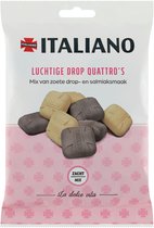 Italiano | Luchtige Drop Quattro’s | Zakje | 10 x 140 gram