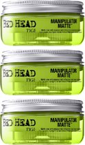 Tigi - BED HEAD manipulator matte - Haarwax - voordeelverpakking - 3 x 60 ml