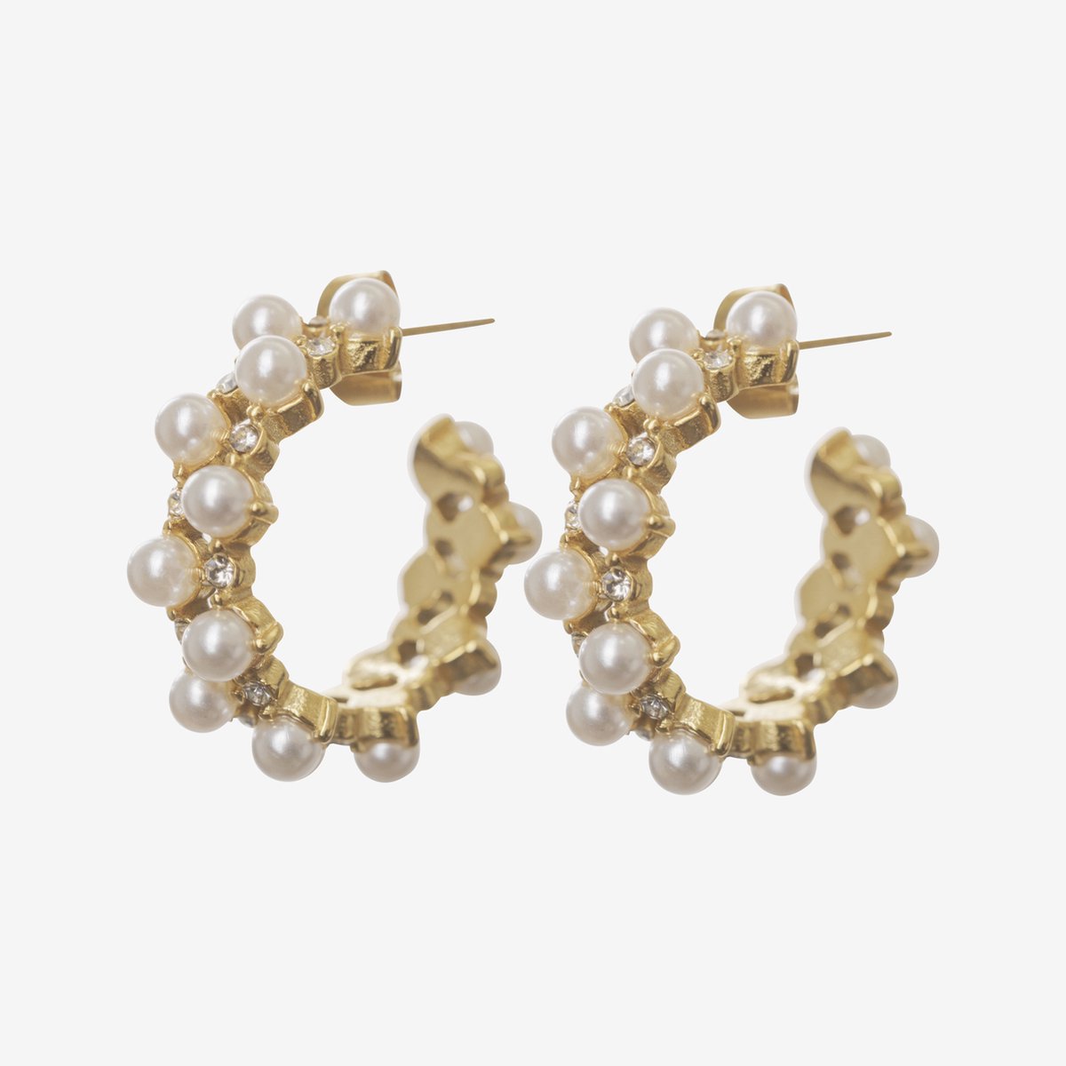 Essenza Pearls Earrings Gold