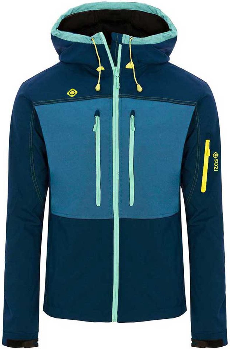 Izas Fornax Softshelljack Man Marineblauw