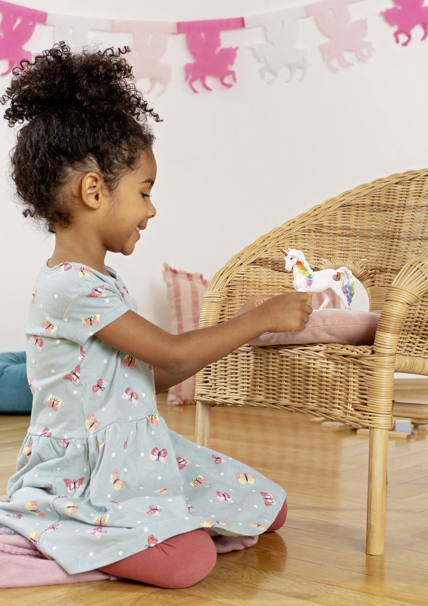 schleich BAYALA Speelfiguur - Regenboog Eenhoorn merrie - Fantasie, Unicorn Kinderspeelgoed - 70726 — afbeelding 2