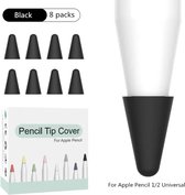 Apple Pencil Tips - Apple Pencil Tips Orgineel Apple Pencil - Apple Pencil 1 - Apple Pencil 1e Generatie - Apple Pencil punten - 8 stuks - Zwart