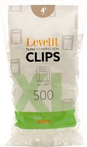 Levelit - Levelling Clips XL - 4mm - 500 stuks - Tegel Levelling systeem - 15-25mm tegeldikte