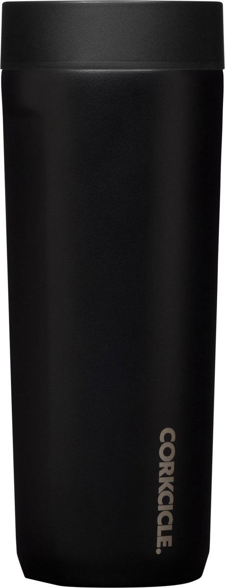 Commuter Cup 500ml-Matte Black-Mat Zwart-Geïsoleerde roestvrijstalen morsbestendige reiskoffiemok met slokdeksel voor warme en koude dranken