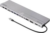 Renkforce RF-DKS-902 Laptopdockingstation Geschikt voor merk: Universeel Geïntegreerde kaartlezer, USB-C Power Delivery