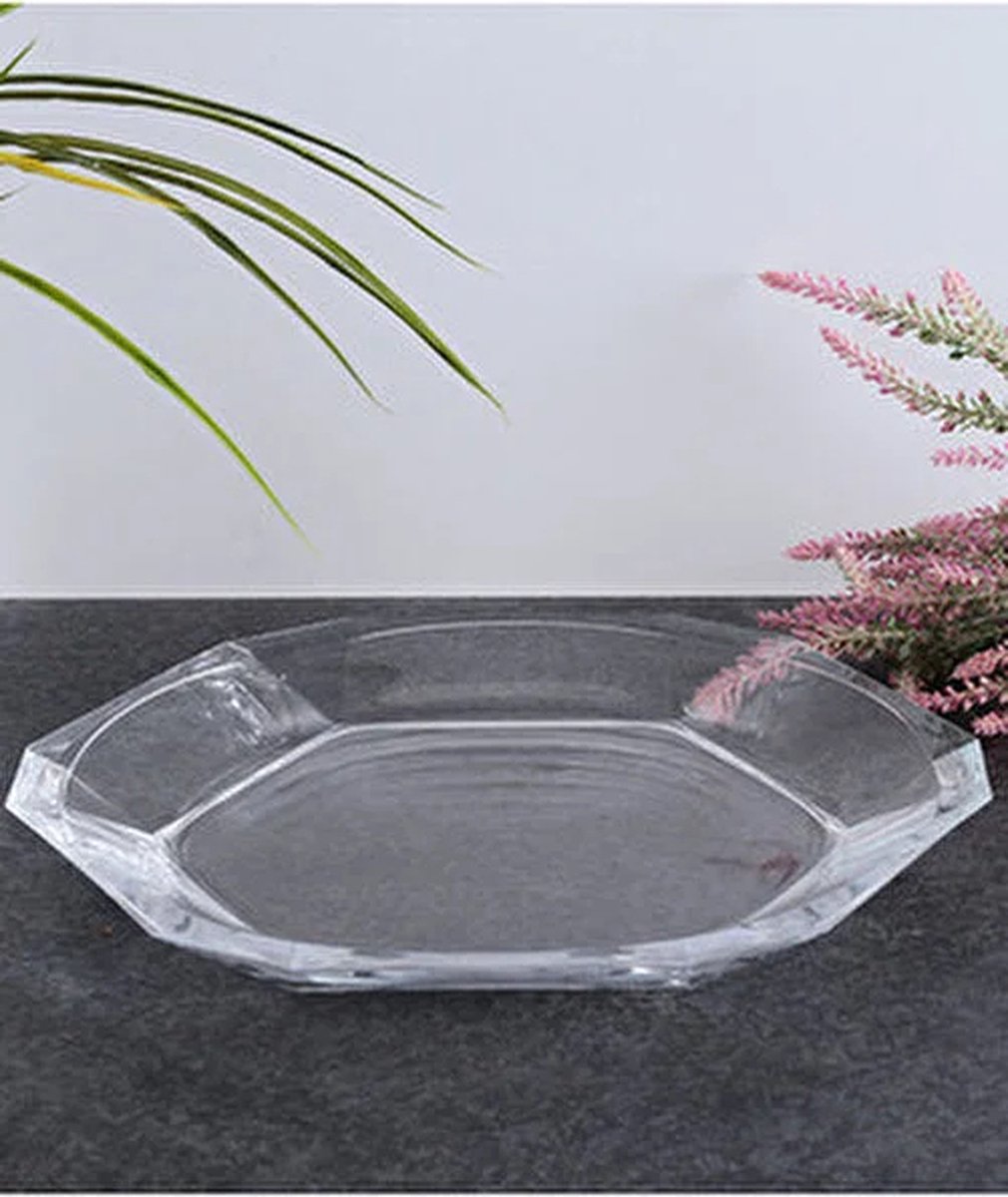 Pasabahce Nude - Crystal Glass - Dessertborden - Set van 6 - 180 mm
