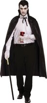Halloween verkleed cape - voor volwassenen - zwart - Halloween kostuums