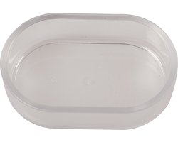Duvoplus - Vogelnest - Vogel - Eetpot Ovaal 12x7x3,5cm Transparant - 1st