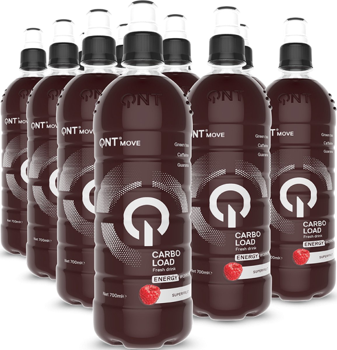 Goedkoopste QNT Carbo Load Drink | Energiedrank kant en klaar 12x700ml | Super Fruit smaak