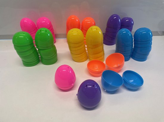 Voorgevulde Paaseieren Met 24 Stuks Speelgoed, Paasmand Vullers Dieren Knijpen Speelgoed Fidget Speelgoed Compatibel Paaseieren Zoeken Vuller Vuller Feestartikelen