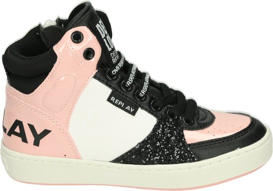 Replay Cobra 1 Hoge sneakers - Meisjes - Roze - Maat 39