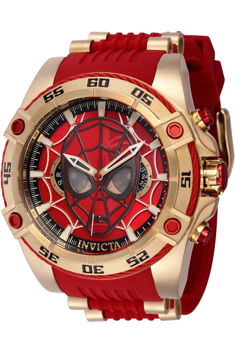 Invicta Marvel - Spiderman 41253 Quartz Herenhorloge - 52mm | bol