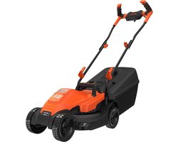 elektrische grasmaaier met fietsstuurgreep (1.200W, 32cm maaibreedte, 3-voudig axiale hoogteverstelling, 35l opvangbak, ideaal voor kleine tuinen