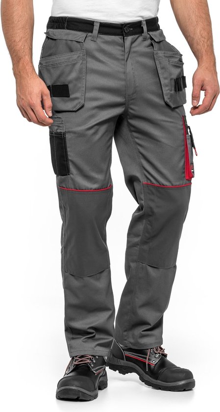 Avacore Werkbroek taillebroek Grijs met zwart Maat 56 bol